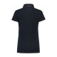 L&S Cotton Elastane Contrast Polo Short Sleeves for her
