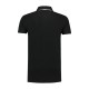 L&S Cotton Elastane Contrast Polo Short Sleeves for him