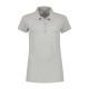 L&S Basic Cotton Elastane Polo Short Sleeves for her