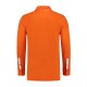 L&S Polo Contrast Cot/Elast LS for him