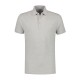 L&S Basic Cotton Elastane Polo Short Sleeves for him