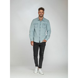 L&S Denim Shirt LS for him