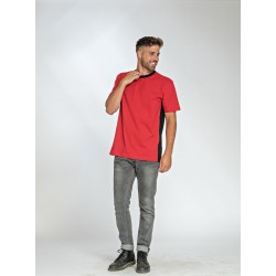 L&S Workwear Contrast T-shirt Short Sleeves