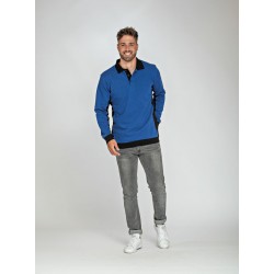 L&S Workwear Contrast Polosweater