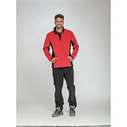 L&S Workwear Contrast Softshell Jacket