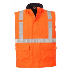 Bizflame Regen Hi-Vis Antistatische FR Bodywarmer