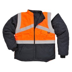 Hi-Vis Twee kleuren jack - Omkeerbaar