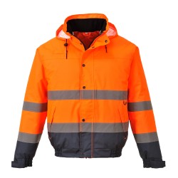 Hi-Vis tweekleuren bomberjack