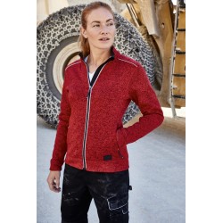 Ladies' Knitted Workwear Fleece Jacket