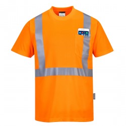 Hi-Vis T-shirt met borstzak