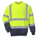 Tweekleuren Hi-Vis Sweatshirt