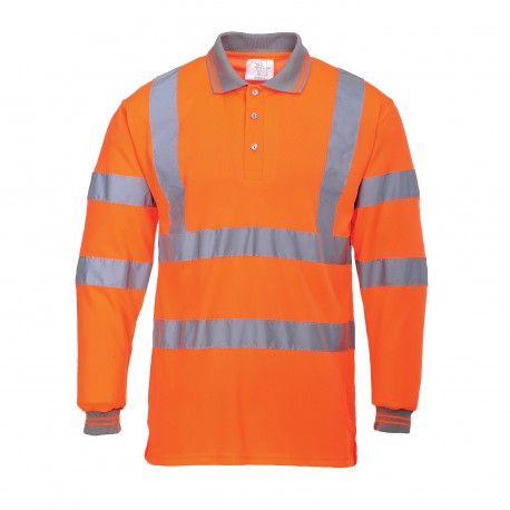 Hi-Vis Lange Mouw Poloshirt