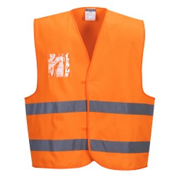 Hi-Vis Vest - Dubbele ID Houder