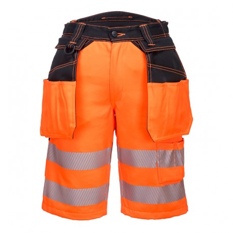 PW3 Hoge zichtbaarheid Korte Broek met holsterzakken 