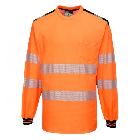 PW3 Hi-Vis T-shirt met lange mouw