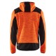 Gebreid vest met softshell