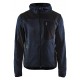 Gebreid vest met softshell