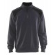 SWEATSHIRT BI-COLOUR MET HALVE RITS