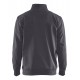 SWEATSHIRT BI-COLOUR MET HALVE RITS