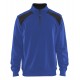 SWEATSHIRT BI-COLOUR MET HALVE RITS