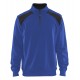 SWEATSHIRT BI-COLOUR MET HALVE RITS