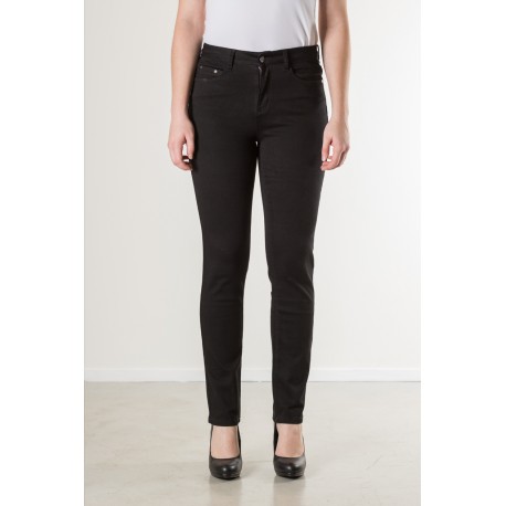 PANTS STRAIGHT STRETCH TWILL BLACK