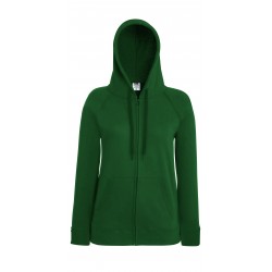 LADY-FIT LIGHTWEIGHT HOODED SWEAT JACKET