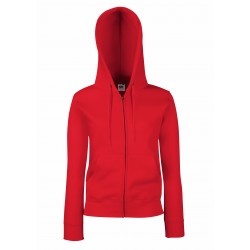 LADY-FIT PREMIUM HOODED SWEAT JACKET