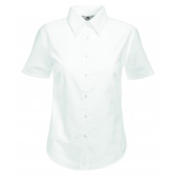 LADY-FIT SHORT SLEEVE OXFORD SHIRT