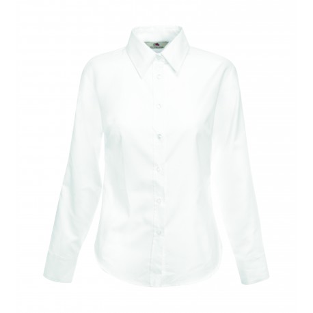 LADY-FIT LONG SLEEVE OXFORD SHIRT