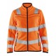 DAMES MICROFLEECEVEST HIGH VIS