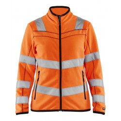 DAMES MICROFLEECEVEST HIGH VIS