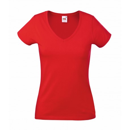 LADY-FIT VALUEWEIGHT V-NECK T