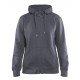 DAMES HOODIE MET RITS