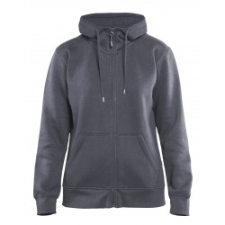 DAMES HOODIE MET RITS