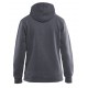 DAMES HOODIE MET RITS