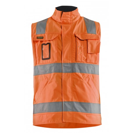 WERKVEST. ONGEVOERD HIGH VIS