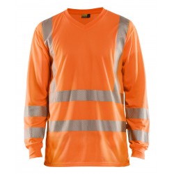 UV-T-SHIRT LANGE MOUW HIGH VIS