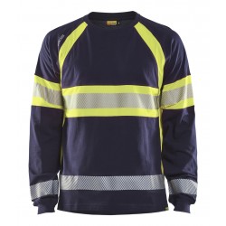 HIGH VIS T-SHIRT LANGE MOUWEN