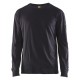 VLAMVERTRAGEND T-SHIRT LANGE MOUWEN