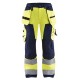 DAMES WERKBROEK HIGH VIS MET SPIJKERZAKKEN