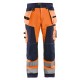 WERKBROEK SOFTSHELL HIGH VIS