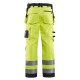 WERKBROEK SOFTSHELL HIGH VIS