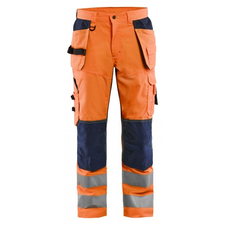 WERKBROEK HIGH VIS MET VENTILATIE