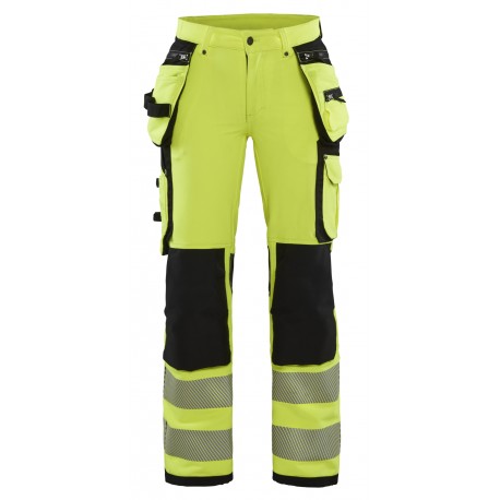 DAMES HIGH VIS 4-WEG STRETCH WERKBROEK