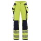 DAMES HIGH VIS 4-WEG STRETCH WERKBROEK