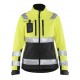 DAMES SOFTSHELL JACK HIGH VIS