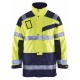 PARKA HIGH VIS MET UITNEEMBARE VOERING