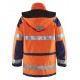 PARKA HIGH VIS MET UITNEEMBARE VOERING