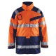 PARKA HIGH VIS MET UITNEEMBARE VOERING